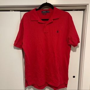 Red Ralph Lauren Classic Fit Polo